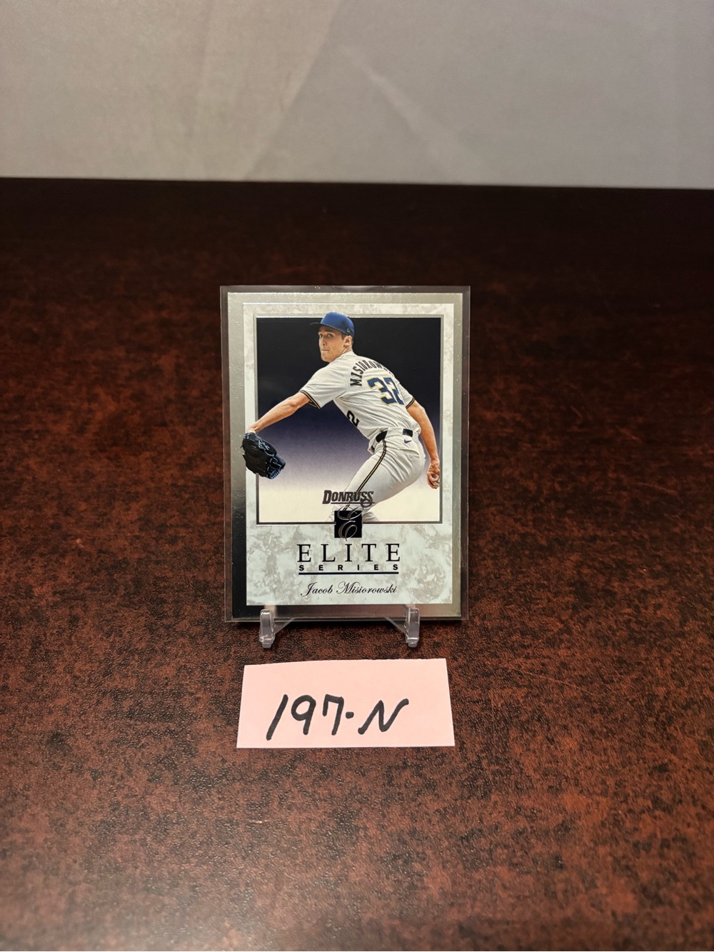 Jacob Misiorowski 2026 Donruss elite series baseball card #2 Milwaukee Brewers